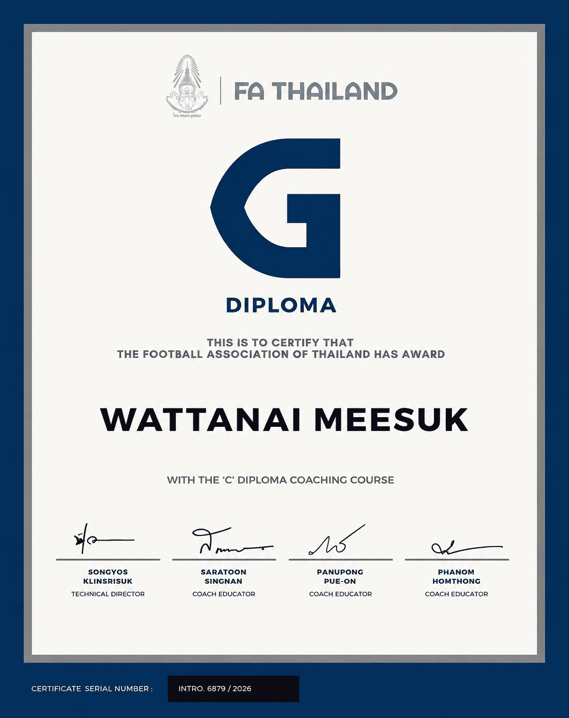 Certificate 1