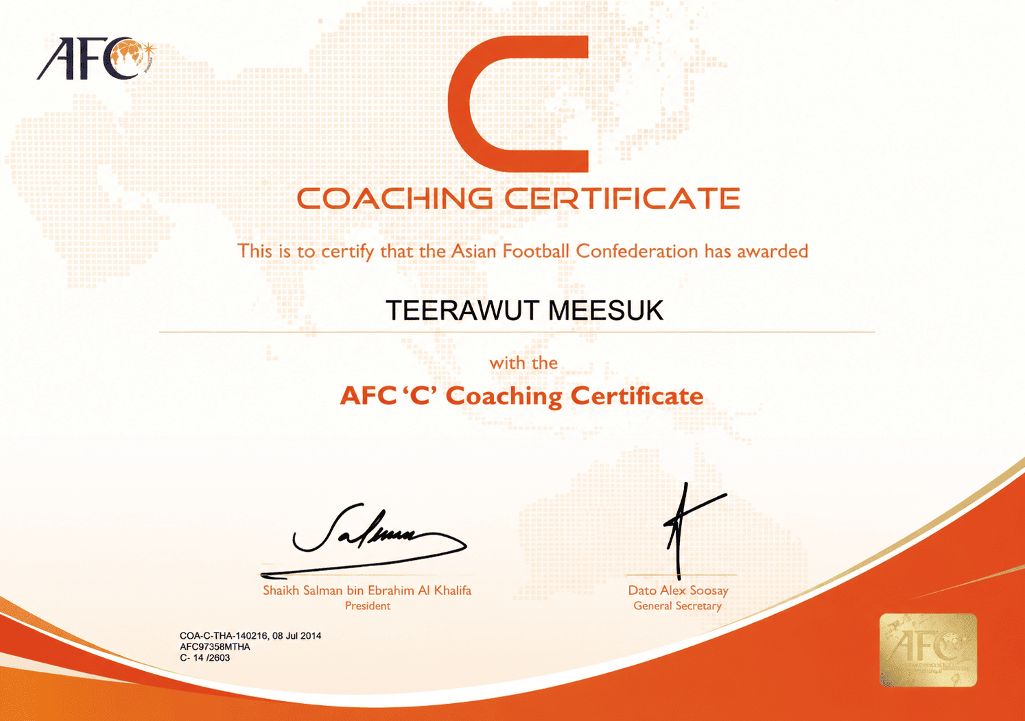 Certificate 4